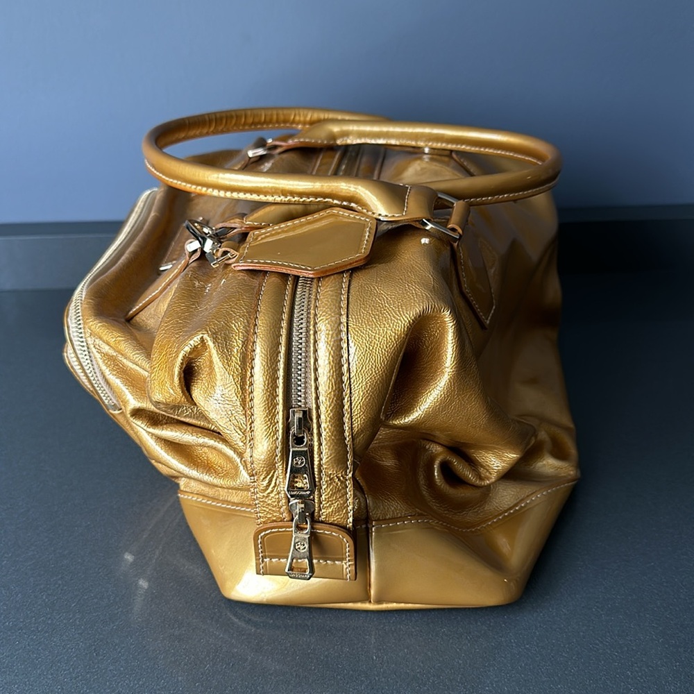 Longchamp Metallic Gold Travel Bag - Picture 2 of 12